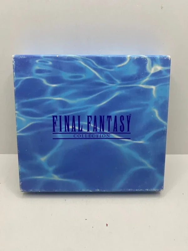Final Fantasy Collection PS1 JAP box design featuring blue water graphics, ideal for collectors.