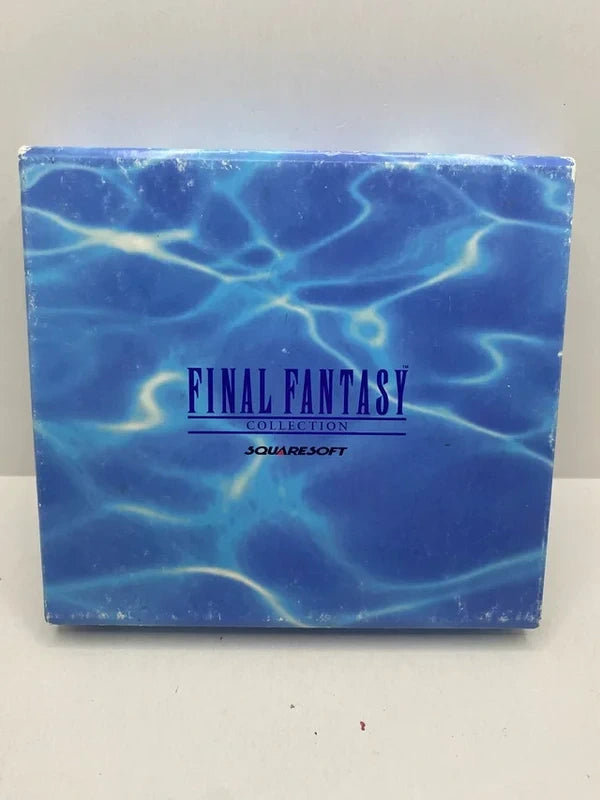 Final Fantasy Collection PS1 JAP box art featuring a blue water design, showcasing Square Soft branding.