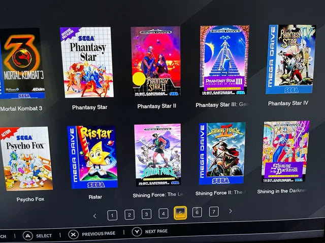 SEGA Mega Drive ATgames +95 juegos y dos mandos