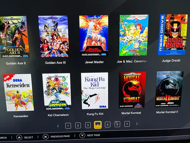 SEGA Mega Drive ATgames +95 juegos y dos mandos
