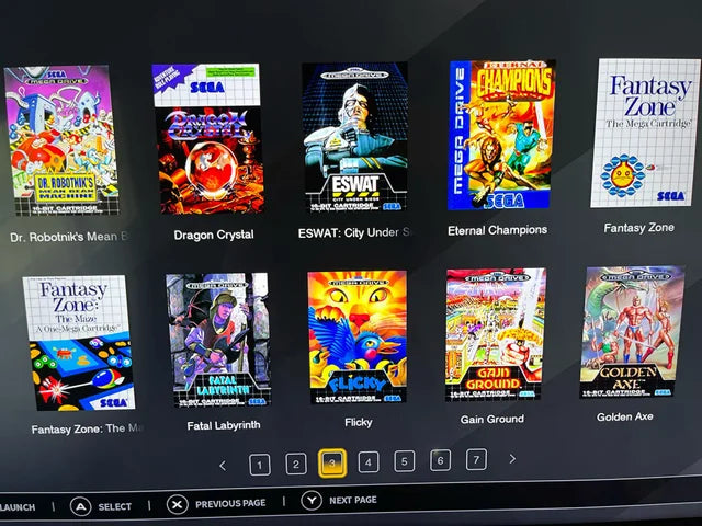 SEGA Mega Drive ATgames +95 juegos y dos mandos
