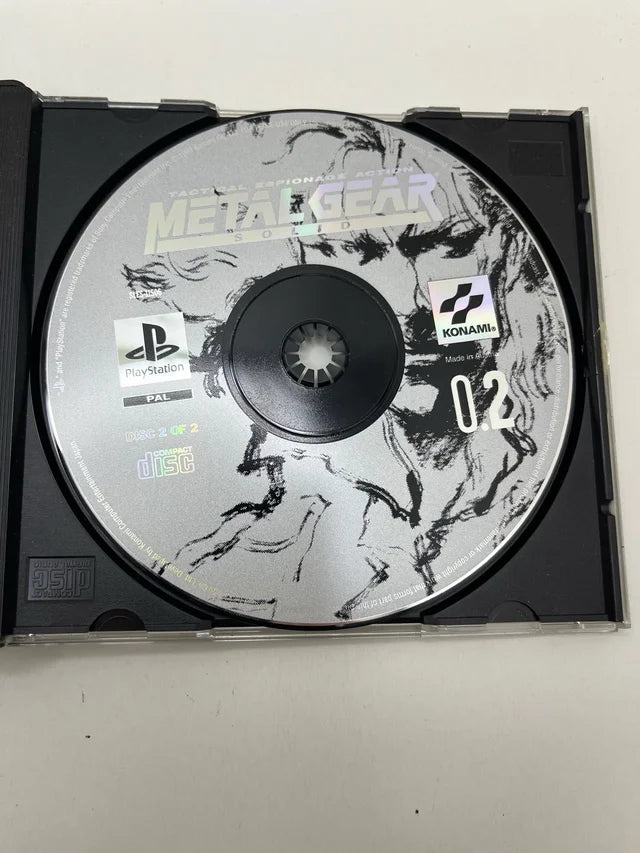 Metal Gear Solid Tactical Espionage Action PS1 PAL