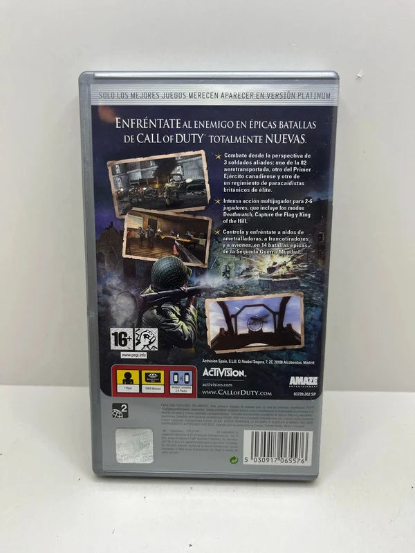 Call of Duty Roads of Victory PSP PAL
