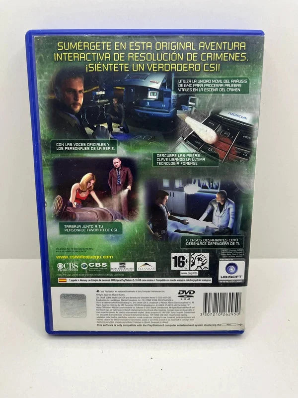 CSI Crime Scene Investigation PS2 PAL