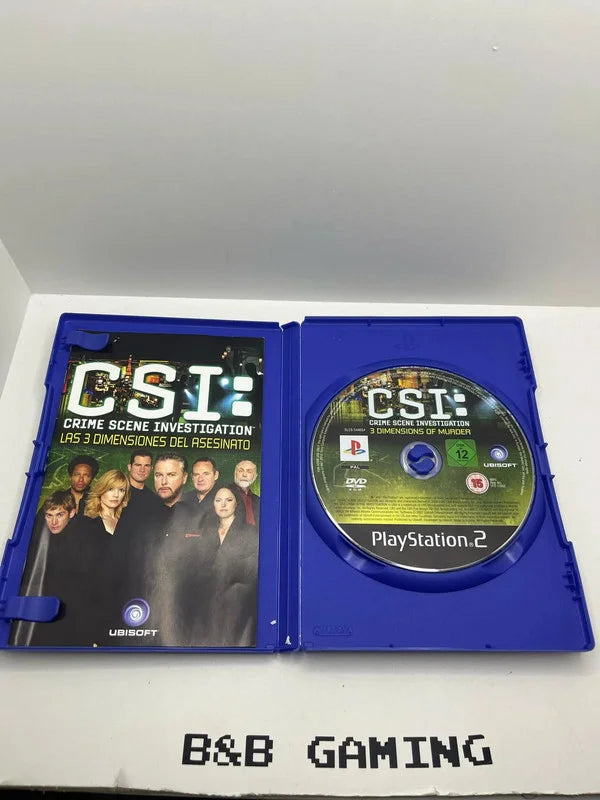 CSI Crime Scene Investigation PS2 PAL