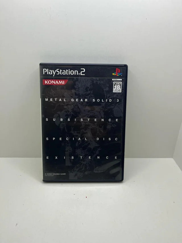 Metal Gear Solid 3 Subsistance Special PS2 JAP