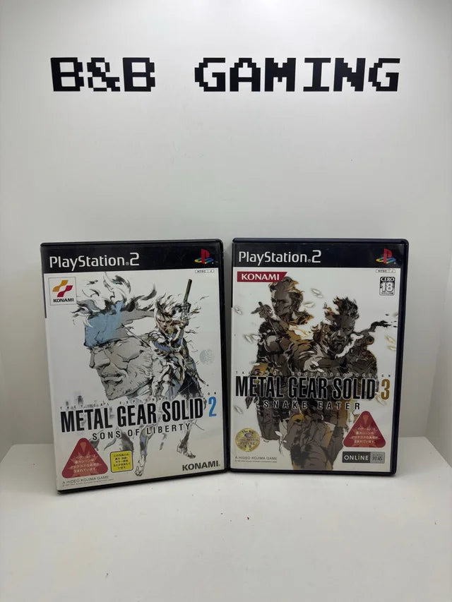 Pack Metal Gear PS2 JAP