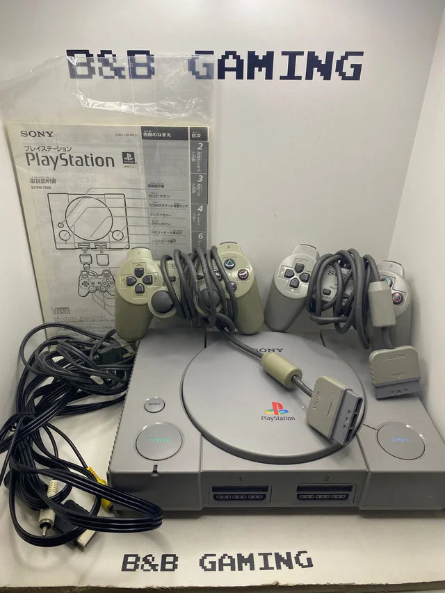 Consola PS1 con Caja y Corchos