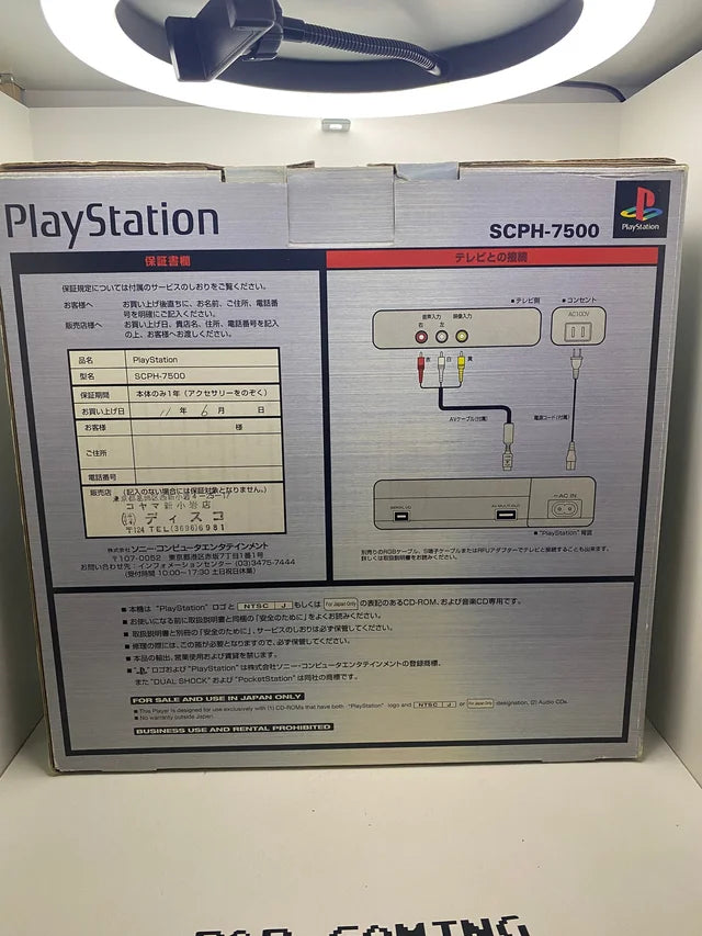 Consola PS1 con Caja y Corchos