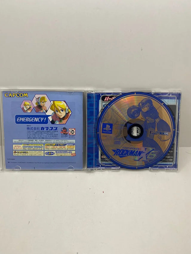 Rockman X6 PS1 JAP disco original