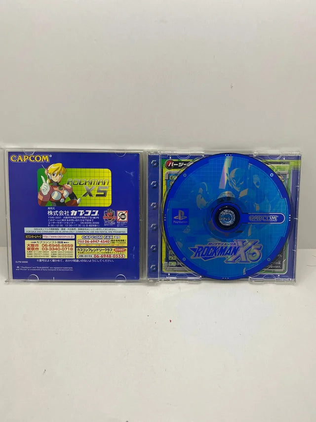 Rockman X5 PS1 JAP contenido completo