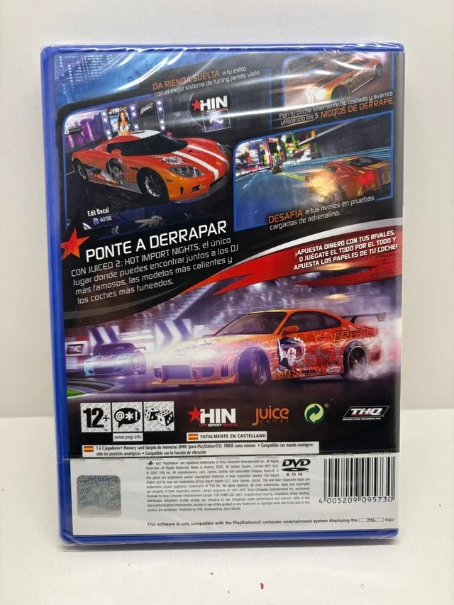 Juiced 2 PS2 NUEVO