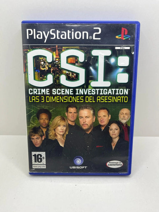 CSI Crime Scene Investigation PS2 PAL