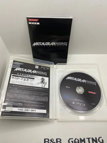 Metal Gear Rising Revengeance PS3 JAP disco original
