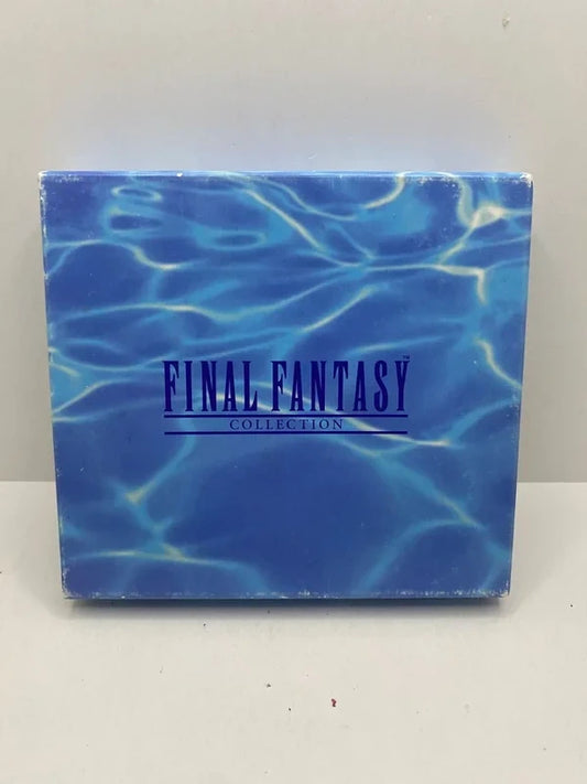 Final Fantasy Collection PS1 JAP box design featuring blue water graphics, ideal for collectors.