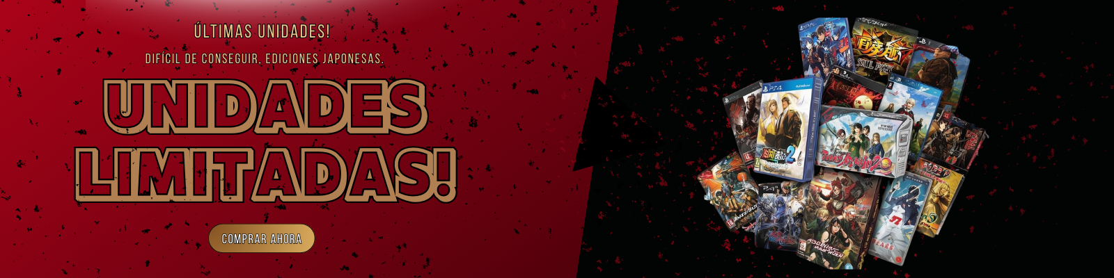 Banner principal de BYBGaming con videojuegos retro y modernos