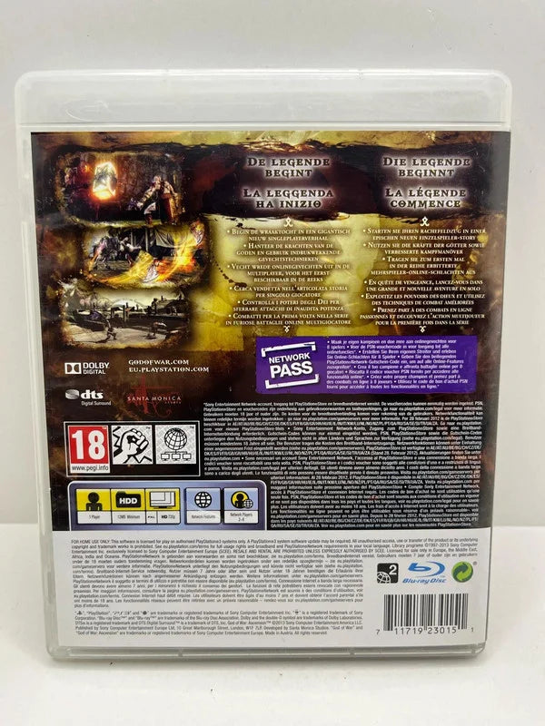 God of War Ascension PS3 PAL