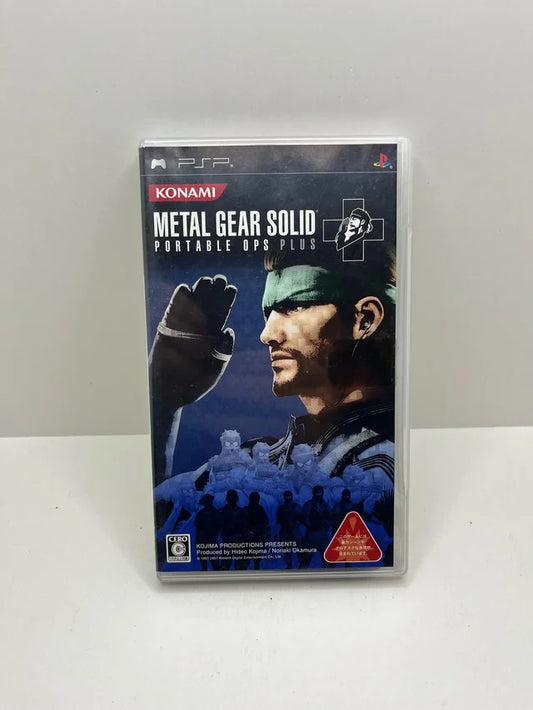 Metal Gear Solid Portable Ops Plus PsP JAP