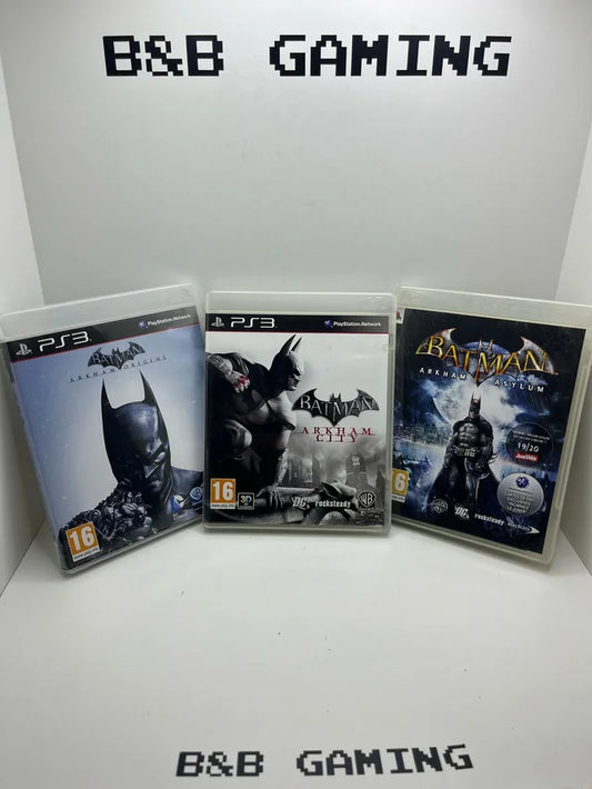 Pack Saga Batman Arkham PS3 PAL