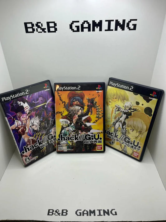 Pack Saga .hack//G.U. 1, 2 y 3 JAP PS2