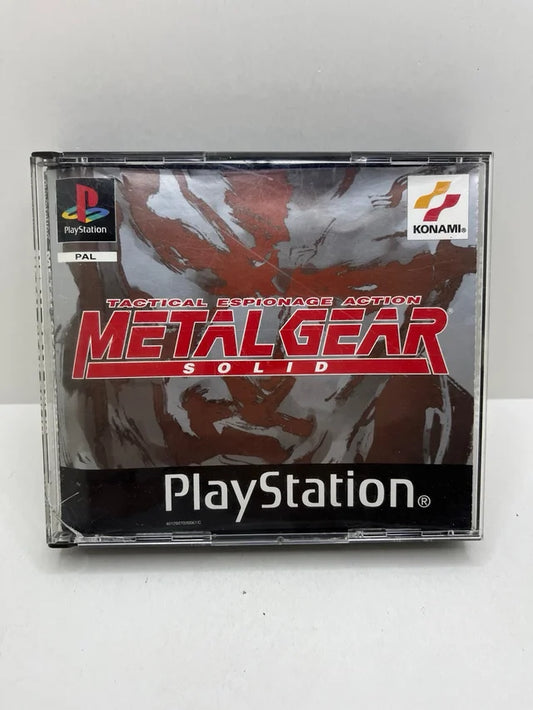 Metal Gear Solid Tactical Espionage Action PS1 PAL