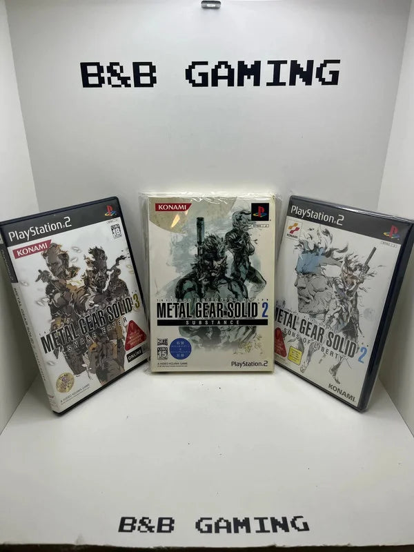 Pack Saga Metal Gear PS2 JAP