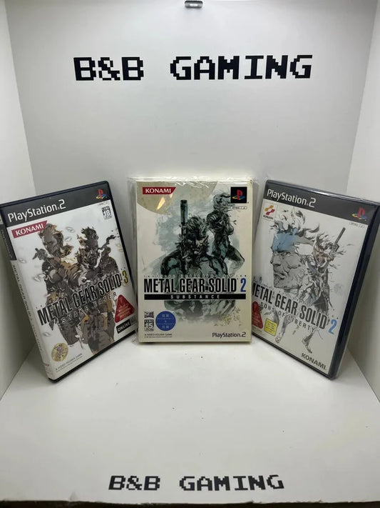 Pack Saga Metal Gear PS2 JAP