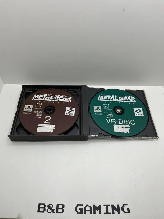 Metal Gear Solid Integral PS1 JAP (SIN MANUAL)