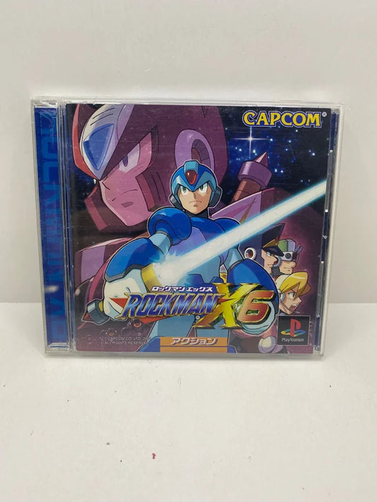 Rockman X6 PS1 JAP portada