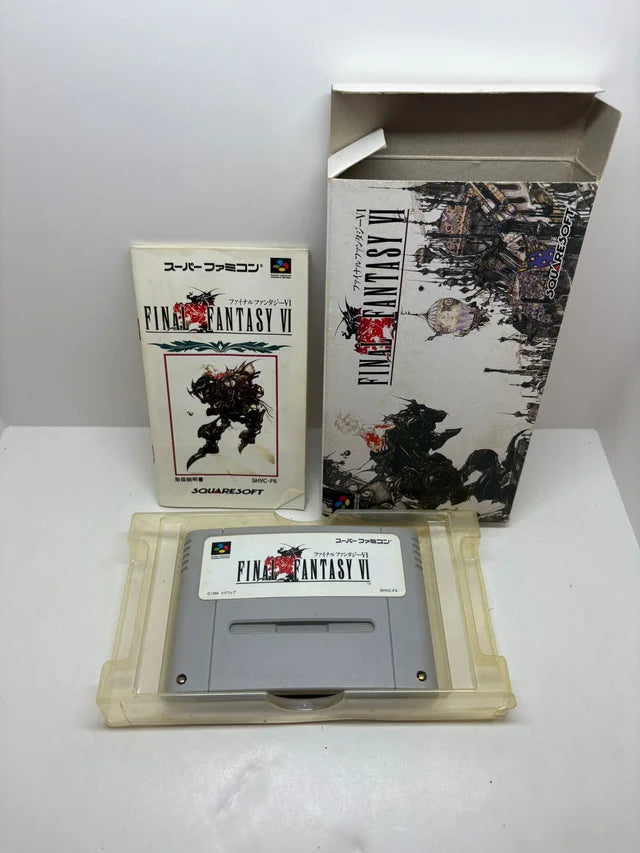 Final Fantasy VI Nintendo Super Famicom JAP